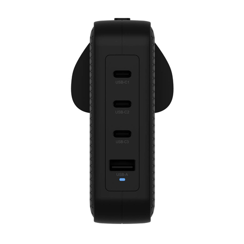 Targus Chargeur de voyage GaN 145W 3xUSB-C + USB-A - 4 ports  - Noir (HJ1001BKWWGL) - Achat / Vente Chargeur sur Cybertek.fr - 2