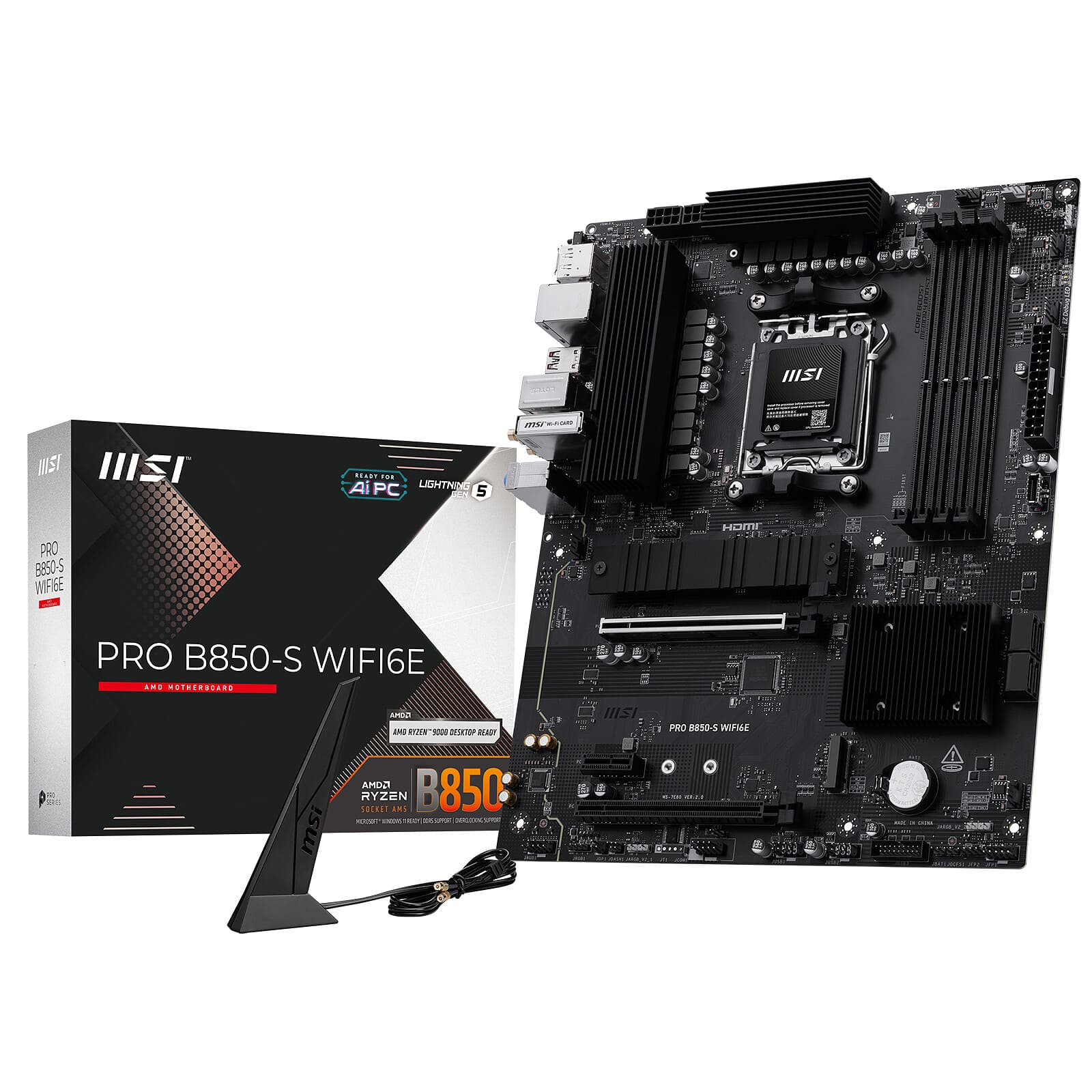 Carte mère MSI PRO B850-S WIFI6E Cybertek