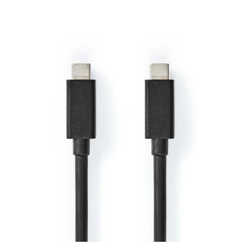 Câble USB-C 3.2 mâle/mâle - 100W - 2m - Noir - Connectique PC - 2