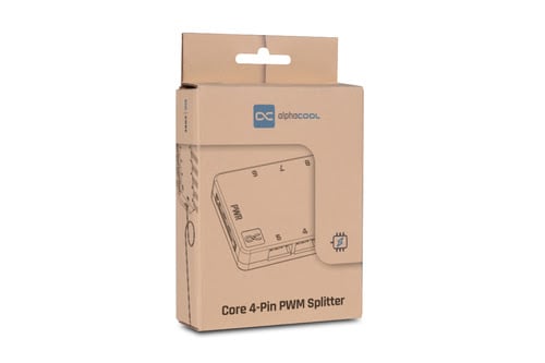 Core 10x 4-Pin PWM splitter with SATA - Alphacool 25667 - 5