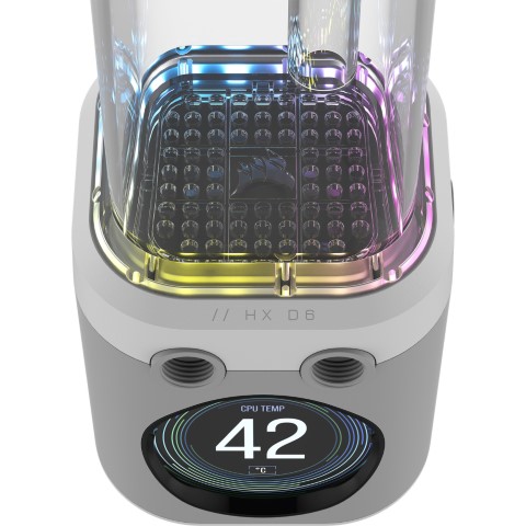 Corsair iCUE LINK XD6 RGB ELITE LCD - Blanc (CX-9040016-WW) - Achat / Vente Accessoires watercooling sur Cybertek.fr - 8