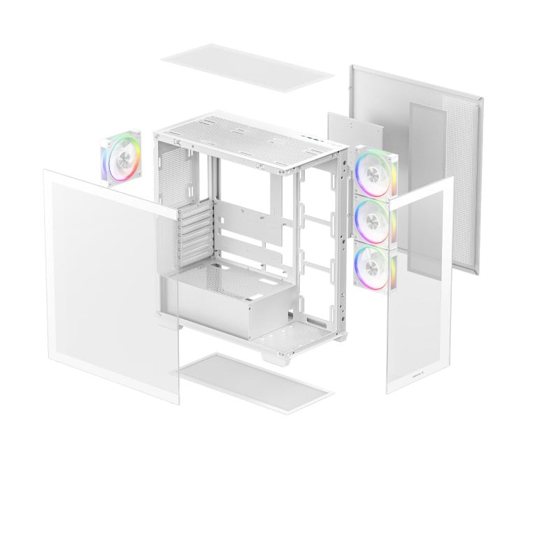Deepcool CG580 4F V2 Blanc Blanc - Boîtier PC Deepcool - 11