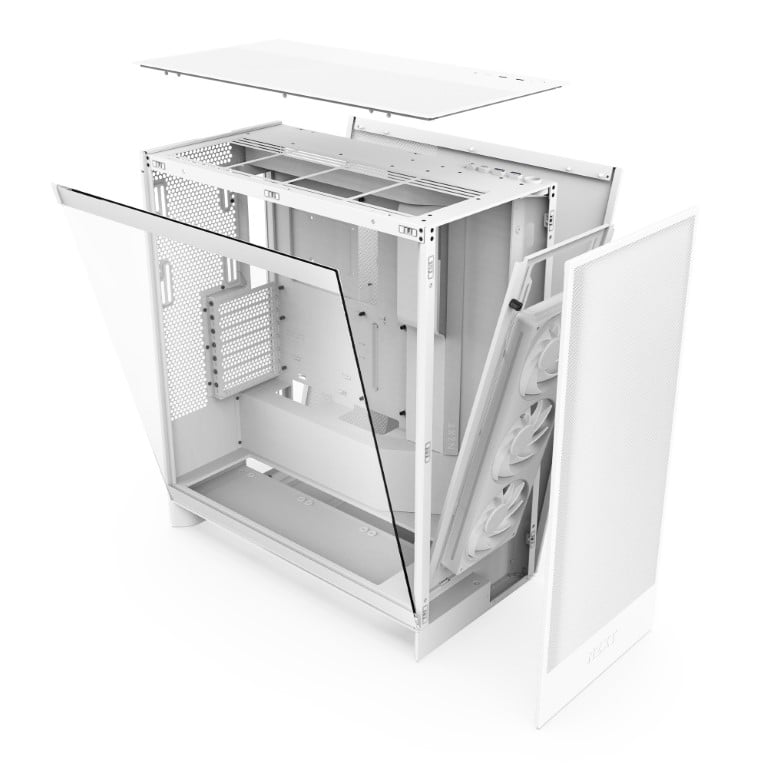 NZXT H7 Flow Blanc Blanc - Boîtier PC NZXT - Cybertek.fr - 1