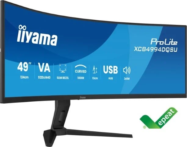 Iiyama 49 pouces  XCB4994DQSU-B1 + DS6001C-B1 - Ecran PC Iiyama - 6