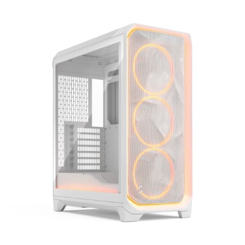 Fractal Design Meshify 3 Ambience P RGB TG Blanc-MT/SsAlim/E-ATX Blanc - Boîtier PC - 0