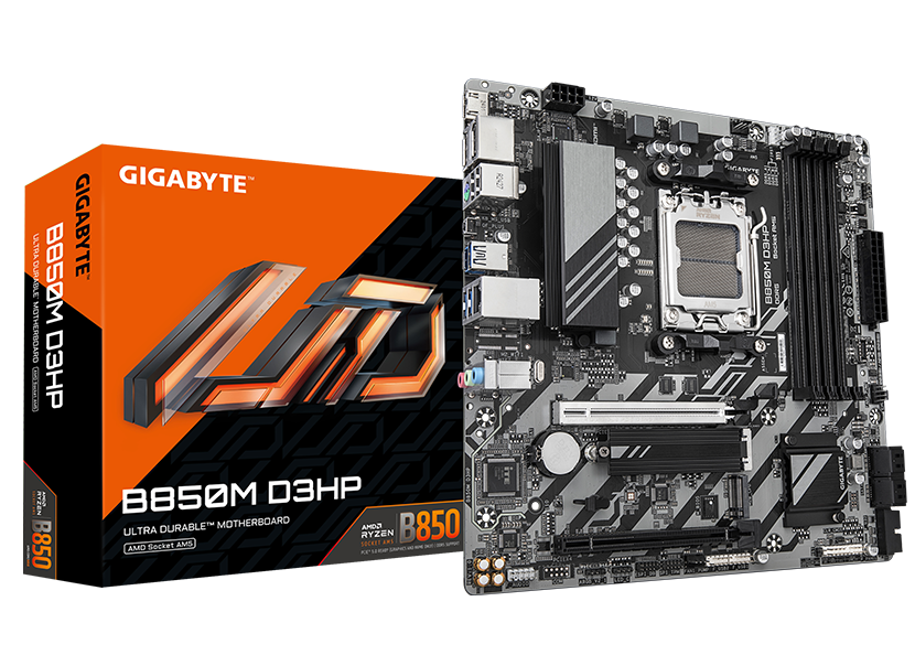 Gigabyte B850M D3HP Micro-ATX  - Carte mère Gigabyte - Cybertek.fr - 0