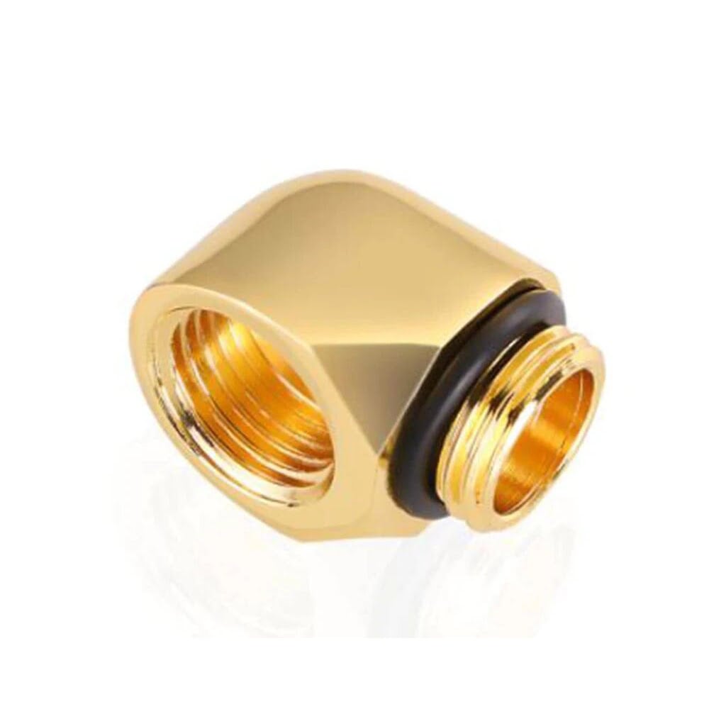 CONSTRUCTEUR Fitting Male/femelle 90° Or - 14mm  (B-D90-G) - Achat / Vente Accessoires watercooling sur Cybertek.fr - 0