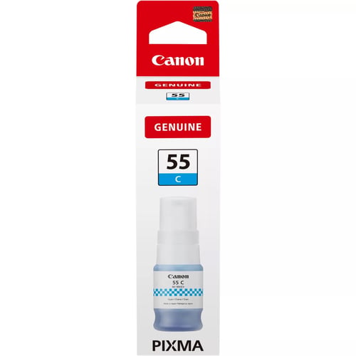GI-55C - Cyan pour imprimante Jet d'encre Canon - 1