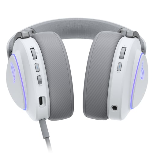 Asus ROG Delta II Stereo Blanc - Micro-casque - Cybertek.fr - 7