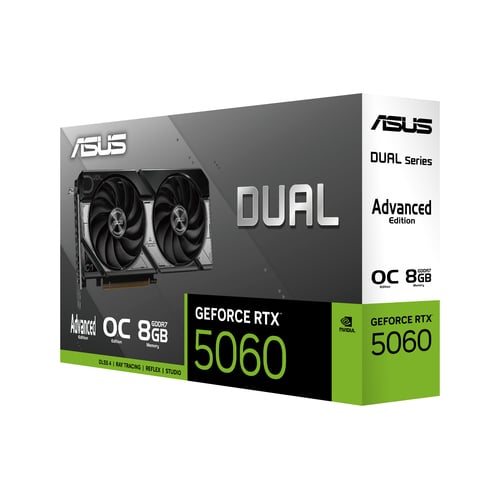 Asus Dual GeForce RTX 5060 8GB OC Edition Advanced - Carte graphique - 4
