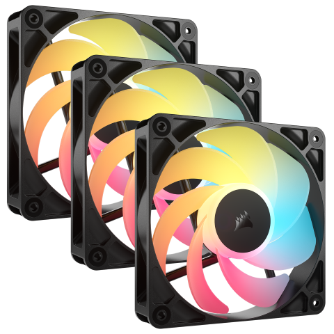 Corsair RS120-R ARGB (Pack 3x120mm) - Ventilateur boîtier Corsair - 11