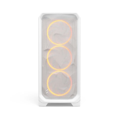 Fractal Design Meshify 3 RGB TG Clear Blanc Blanc - Boîtier PC - 3
