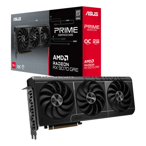 Carte graphique Asus Prime Radeon RX 9070 GRE OC Edition 12GB GDDR6 Cybertek
