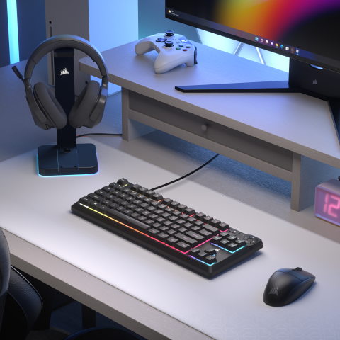 Corsair K55 Core TKL - Clavier PC Corsair - Cybertek.fr - 1