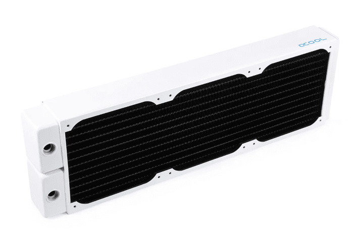 Alphacool Radiateur 360mm  Blanc -  HPE-45 Full Cuivre (10227) - Achat / Vente Accessoires watercooling sur Cybertek.fr - 3