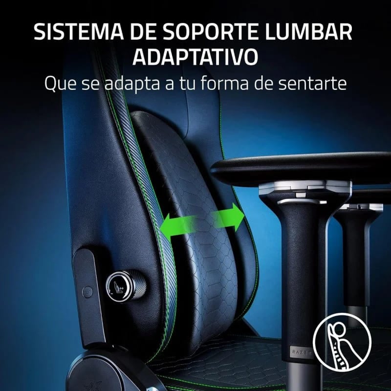 Razer Iskur V2 NewGen Quartz - Siège PC - Cybertek.fr - 3