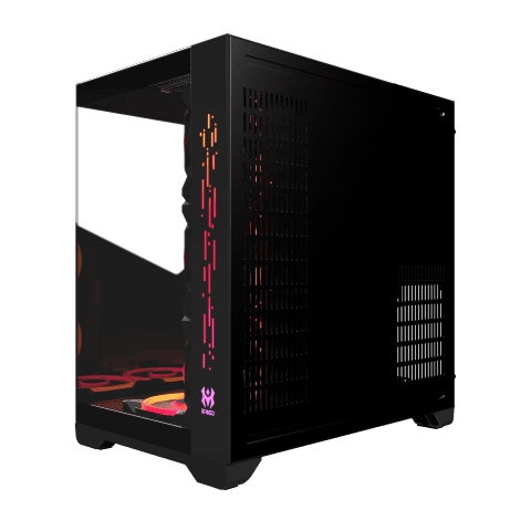 M.RED Crystal Sea Noir Noir - Boîtier PC M.RED - Cybertek.fr - 4