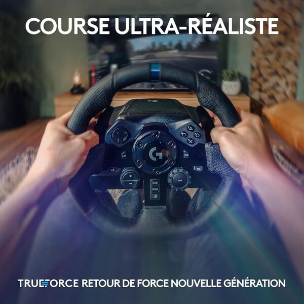 Logitech G923 Racing Wheel & Pedals PC et Playsation Edition (941-000149) - Achat / Vente Volant PC sur Cybertek.fr - 3