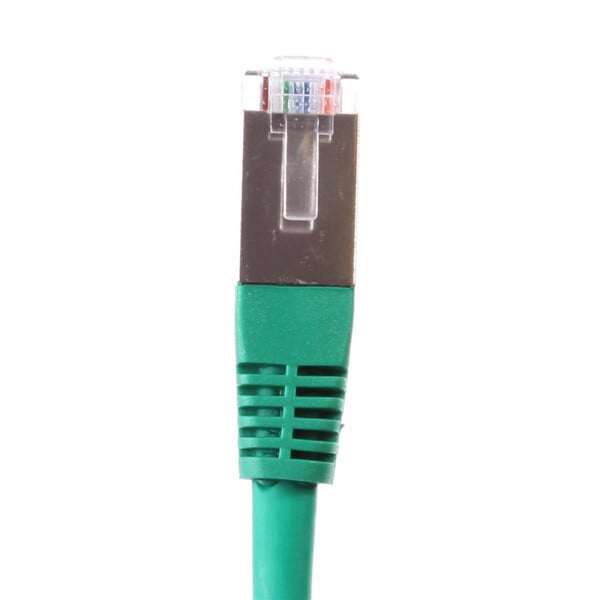 Câble réseau RJ45 CAT6 FTP - 10m Vert - Connectique réseau - 2