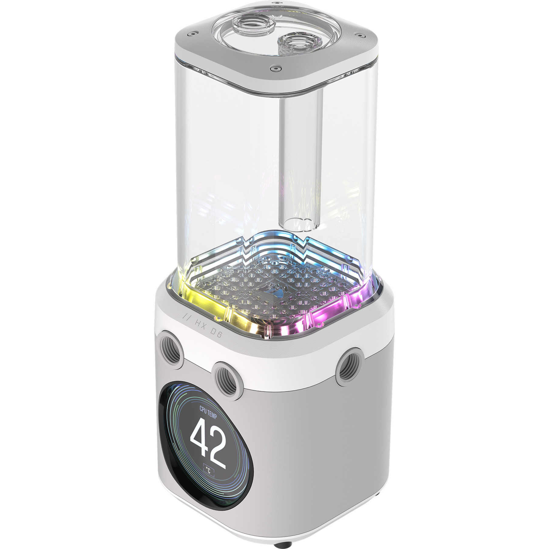Corsair iCUE LINK XD6 RGB ELITE LCD - Blanc (CX-9040016-WW) - Achat / Vente Accessoires watercooling sur Cybertek.fr - 0