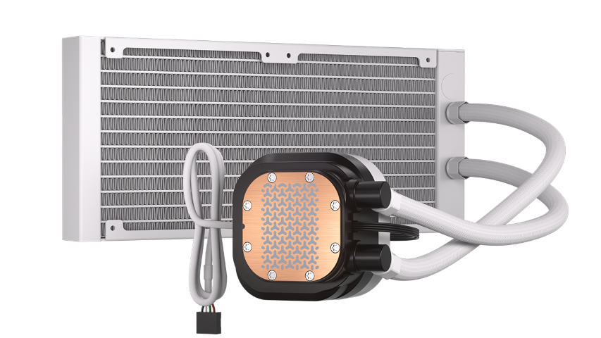 Corsair NAUTILUS 240 RS LCD - 240mm - Blanc - Watercooling - 2