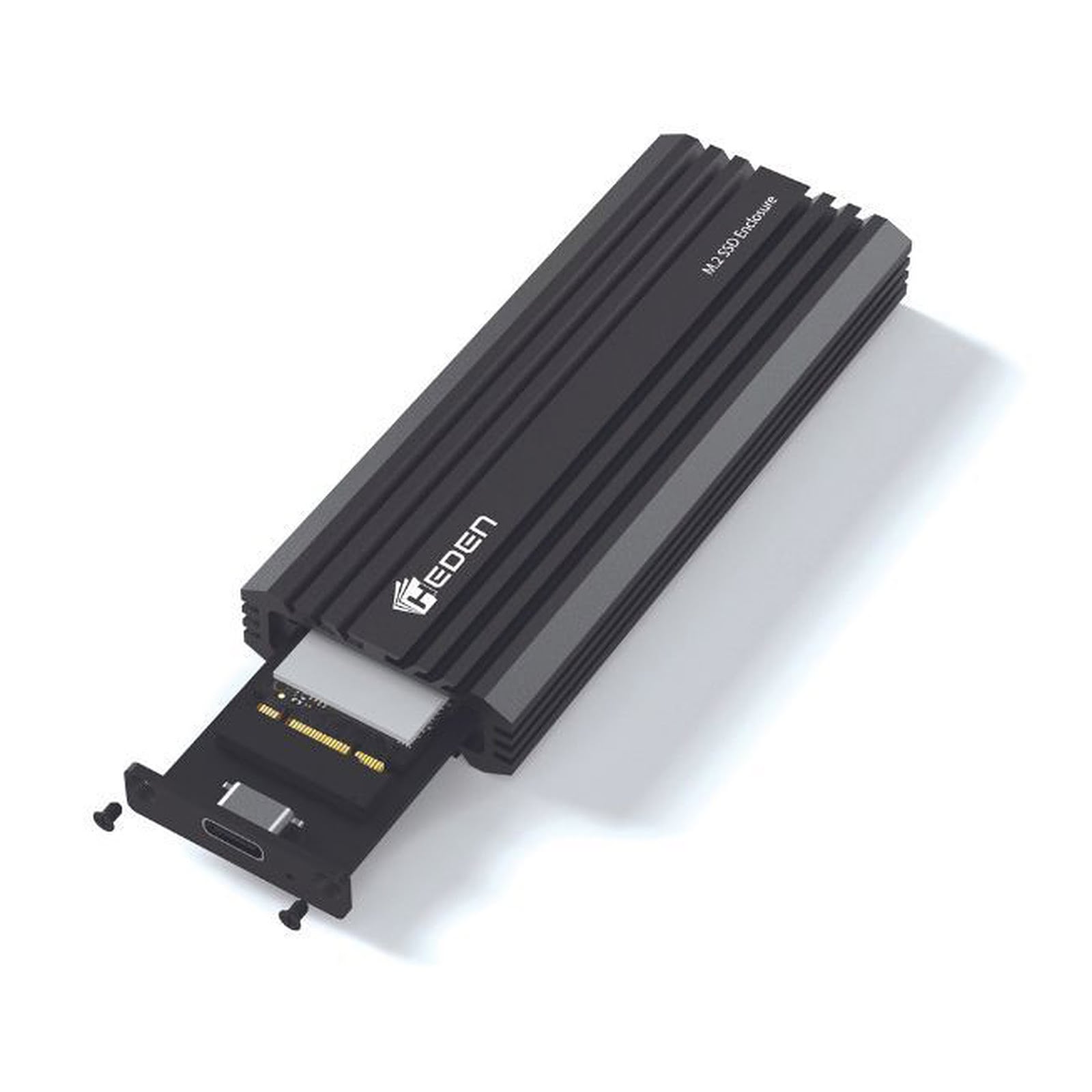 Heden USB-C 3.2 Gen.2 pour SSD M.2 NVME/SATA - Boîtier externe - 0