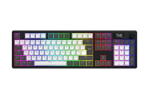 Hator Skyfall 100 Pro -Mécanique/Sans-Fil/RGB/Noir/Gris - Clavier PC - 1