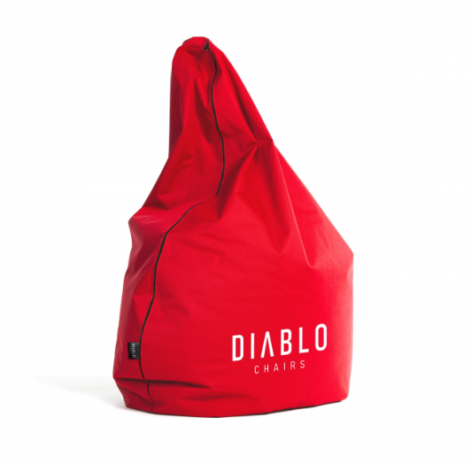 Diablo Chairs Pouf Gamer Rouge - Siège PC - Cybertek.fr - 0