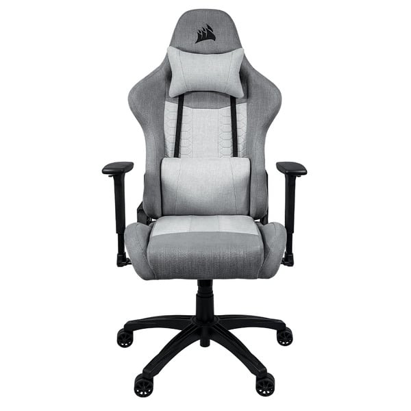 Corsair TC100 RELAXED Fabric Tissu/Argent/Gris/2D Gris - Siège PC - 0