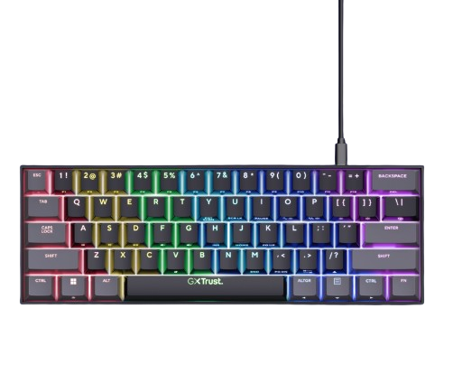 Trust ACIRA 60% - Clavier PC Trust - Cybertek.fr - 3
