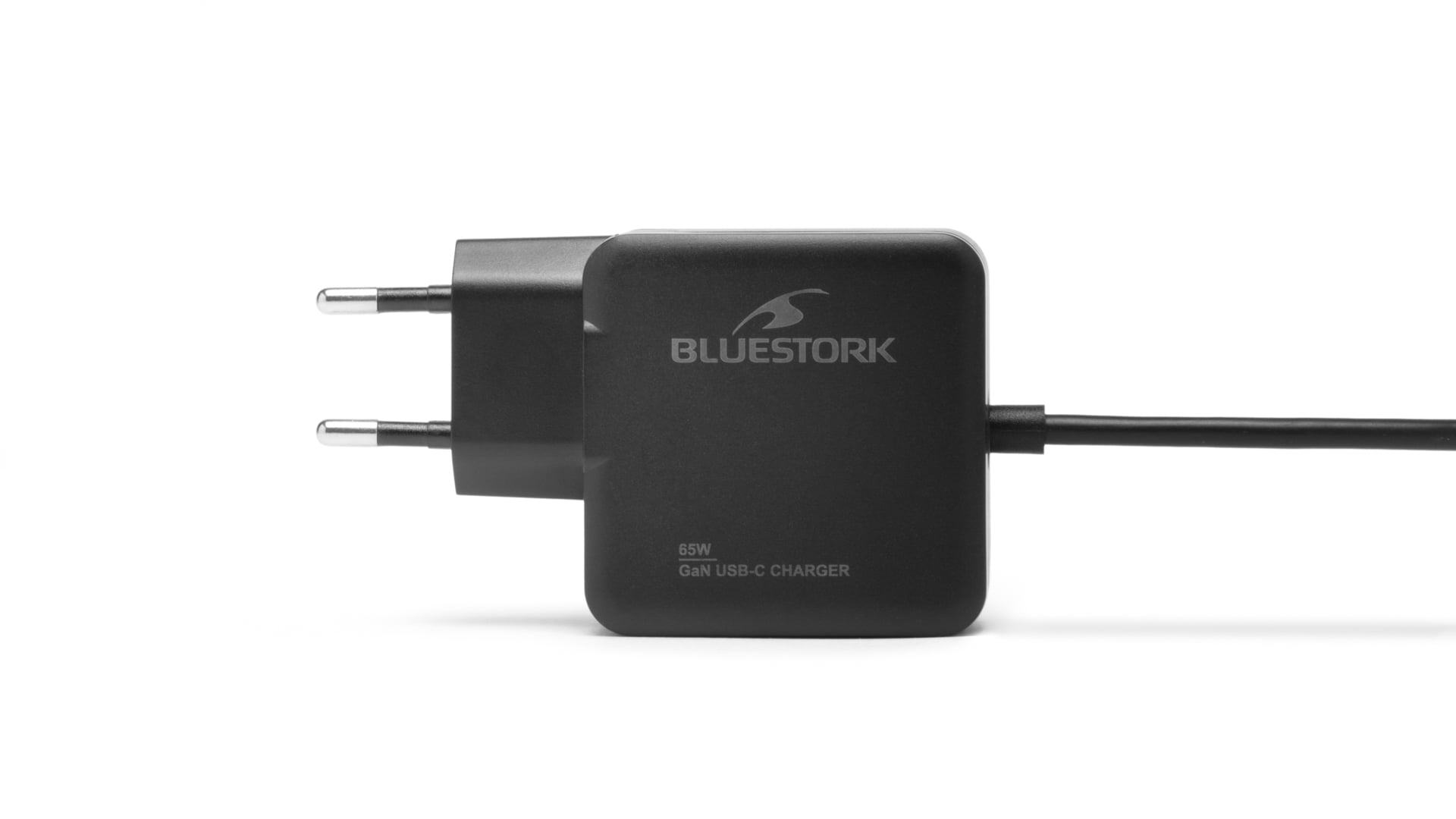 Bluestork Chargeur GaN/Power Delivery USB-C - 65W - 1,5m - Noir (PW-BS-65-GAN-C/2) - Achat / Vente Chargeur sur Cybertek.fr - 1