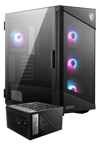 MPG VELOX 100R Noir + MPG A1000GS PCIE5 Noir - Cybertek.fr - 0
