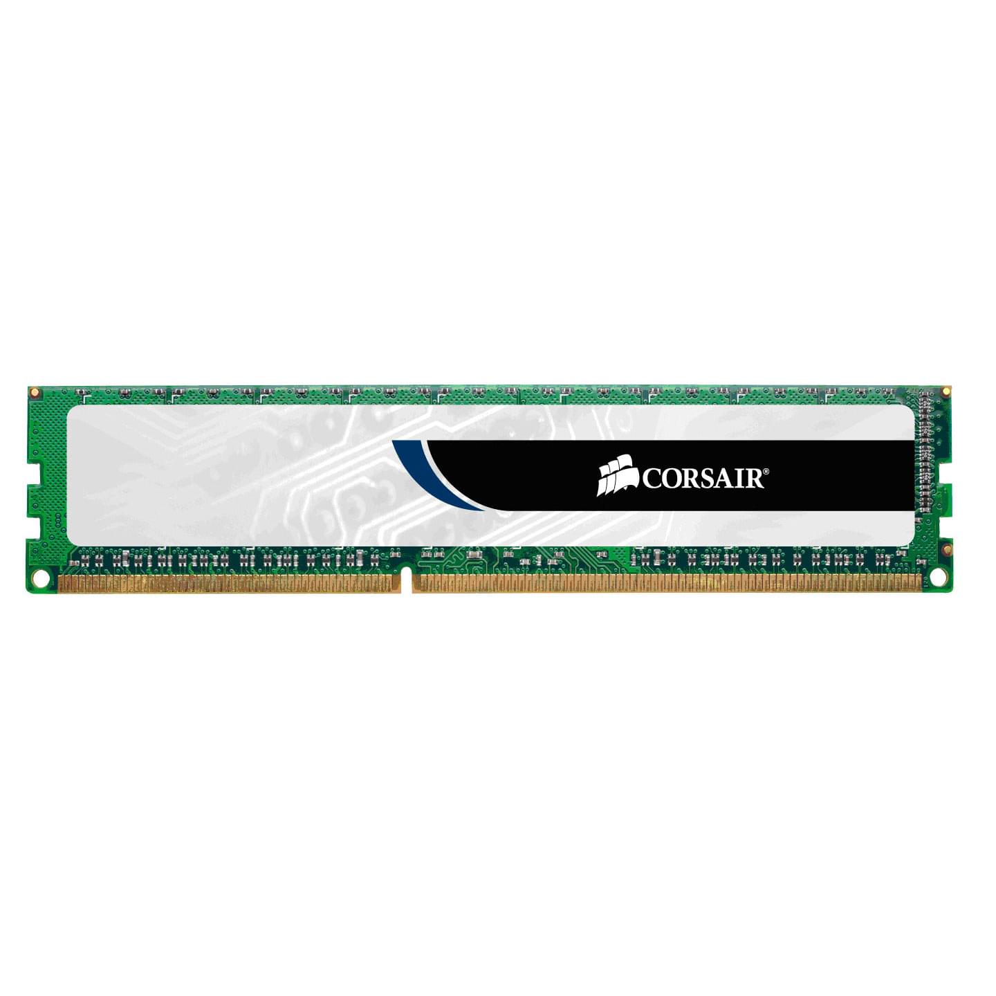 Corsair Value Select 4Go (1x4Go) DDR3 1333MHz - Mémoire PC Corsair sur Cybertek.fr - 0