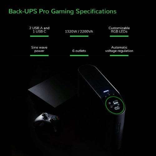 Back-UPS Pro Gaming 2200VA/1320W# - Onduleur APC - Cybertek.fr - 10