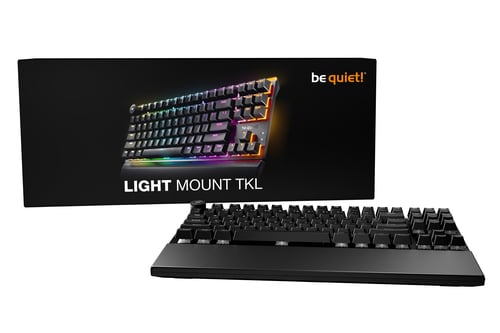 be quiet! Light Mount(Linear)-TKL/Mécanique/Filaire/RGB/Noir - Clavier PC - 5