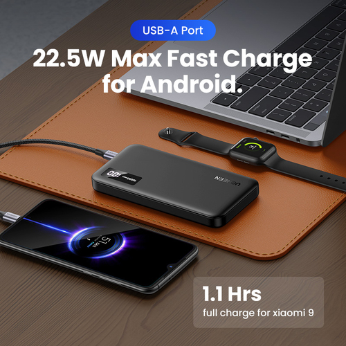 UGREEN USB-C + USB-A - 2 ports - 10000mAh - 20W - Noir (PB311) - Achat / Vente Batterie Externe  sur Cybertek.fr - 3