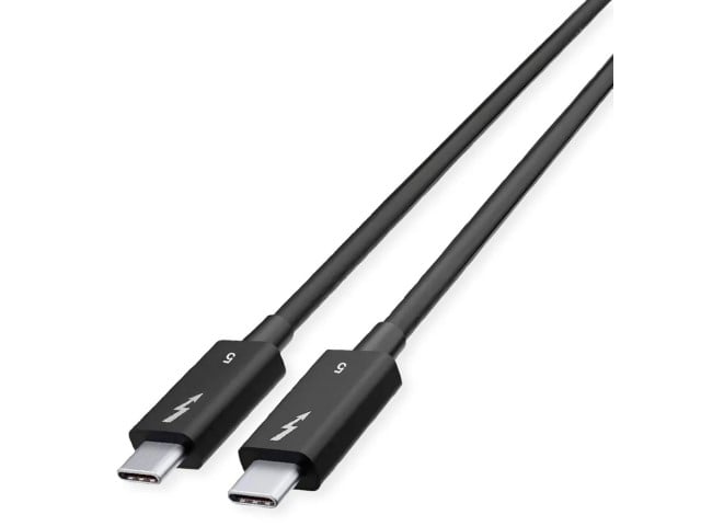 Câble Thunderbolt™ 5 USB-C mâle/mâle - 1m - Noir - Connectique PC - 1