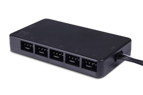 Core 10x 4-Pin PWM splitter with SATA - Alphacool 25667 - 3