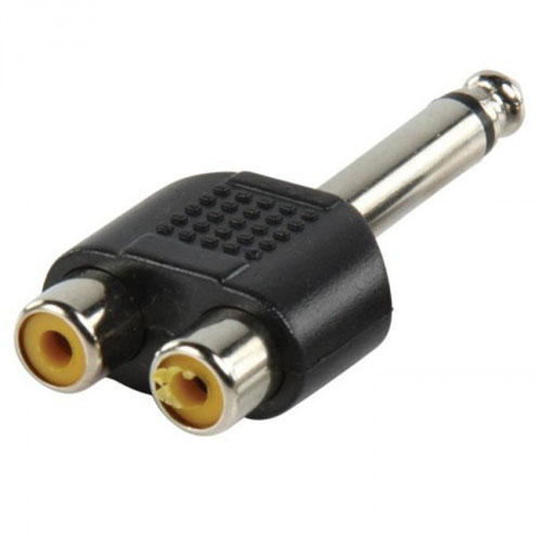Adaptateur RCA mono mâle/mono femelle - Connectique TV/Hifi/Video - 0