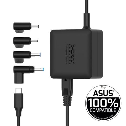 Port Alimentation secteur GaN 65W pour Asus - 4 embouts (904065ASEU) - Achat / Vente Chargeur sur Cybertek.fr - 5