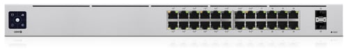 Switch Ubiquiti 24 Ports 10/100/1000 - SFP/PoE - USW-24-PoE-EU  - 0