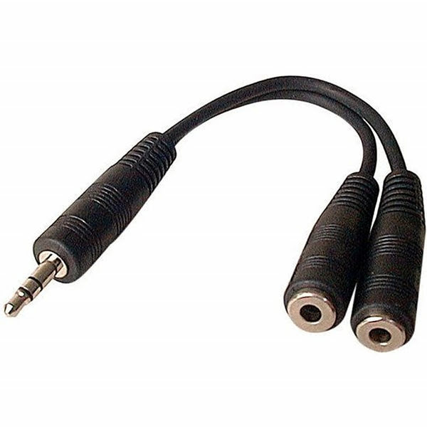 Doubleur Audio Jack 3.5 mâle/femelle - Connectique TV/Hifi/Video - 0