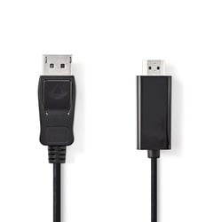 Connectique TV/Hifi/Video Nedis Câble DisplayPort 1.2 vers HDMI 1.2 mâle/mâle - 2m Cybertek