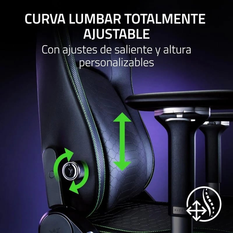 Razer Iskur V2 NewGen Quartz - Siège PC - Cybertek.fr - 4