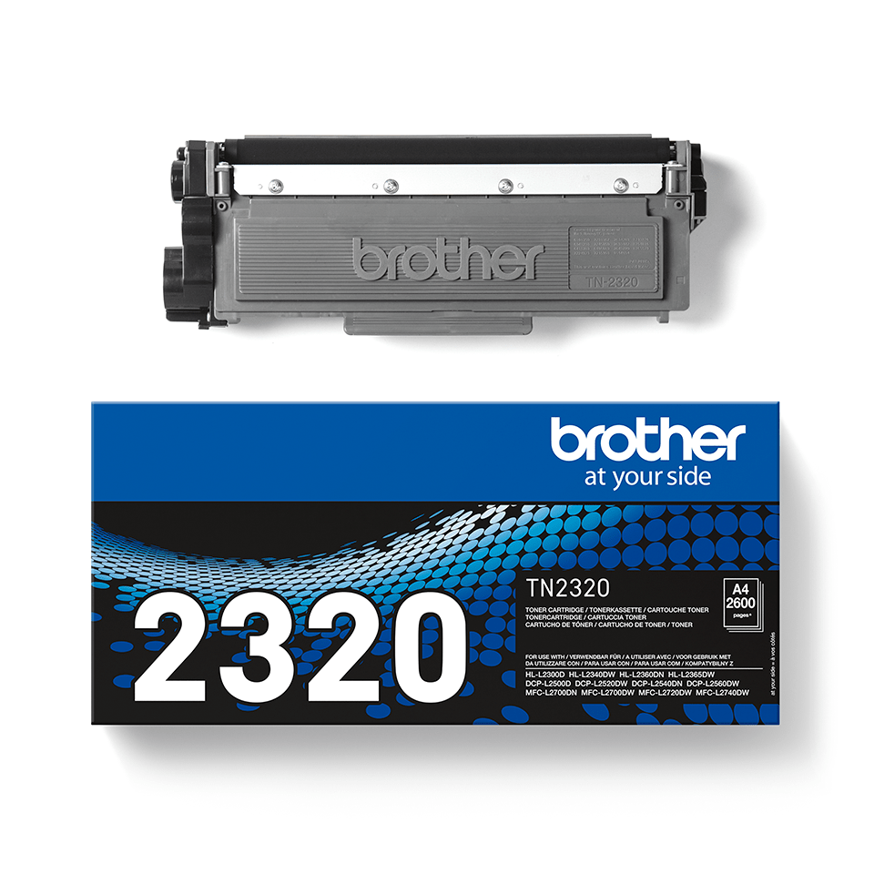 Toner Noir TN2320 pour imprimante Laser Compatible Brother - 0