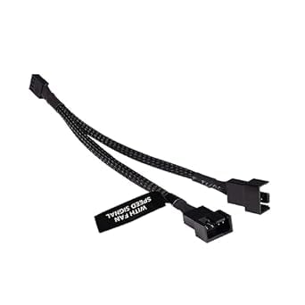 Splitter PWM 2x 4 Pin - 15 cm Noir  - Connectique PC - Cybertek.fr - 2