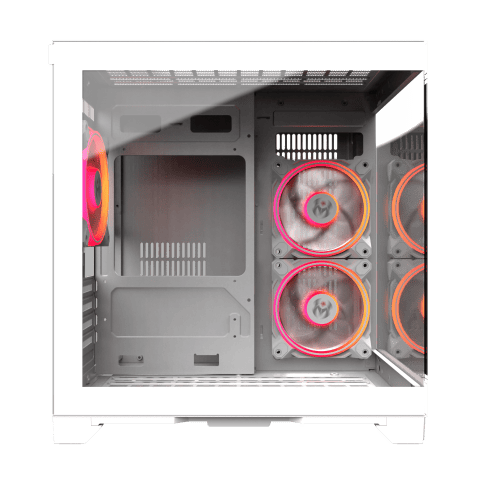 M.RED Crystal Sea Mini Blanc Blanc - Boîtier PC M.RED - 5