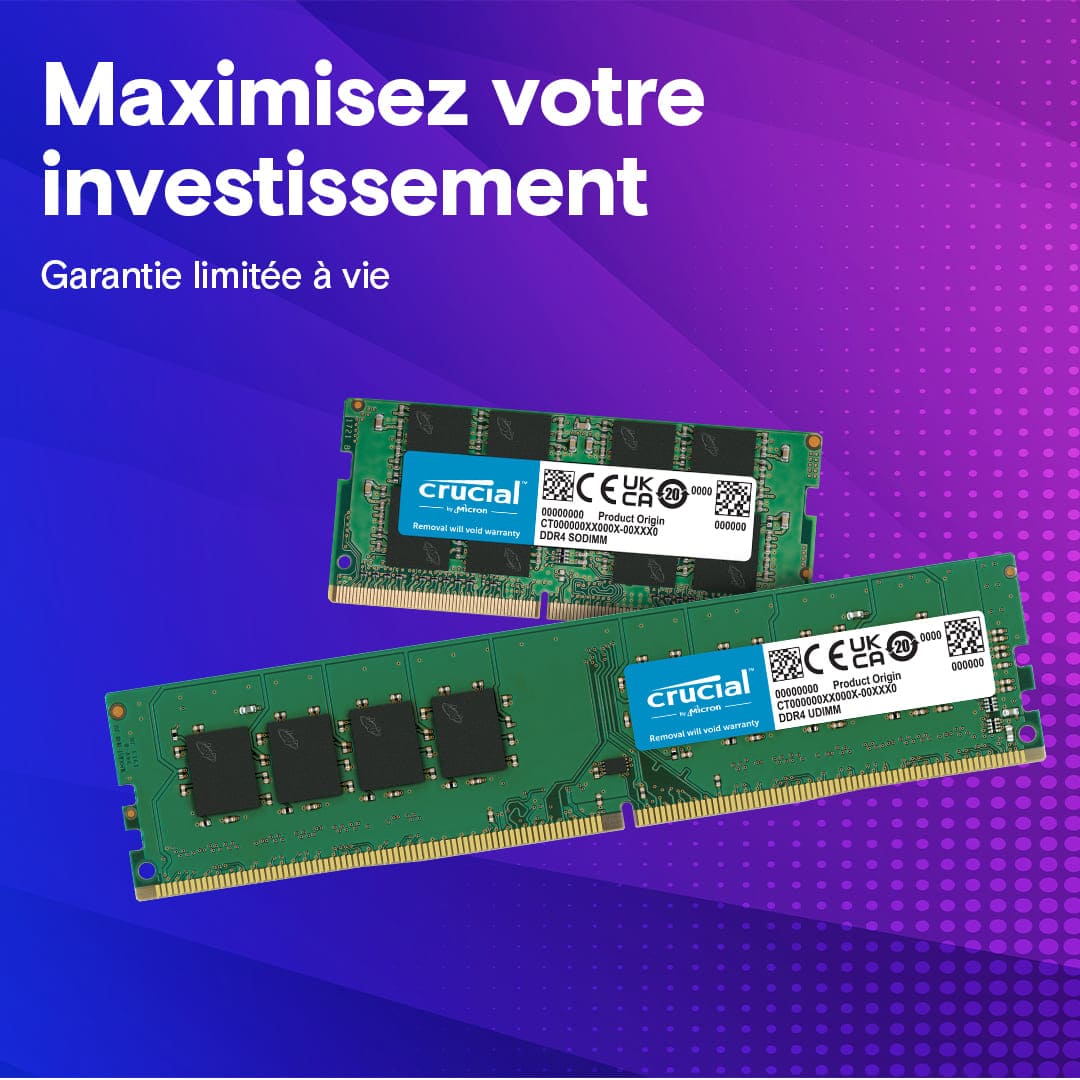 Crucial CT16G4SFRA32AT (1x16GB SO-DDR4 3200 PC25600) OEM - Mémoire PC portable - 5