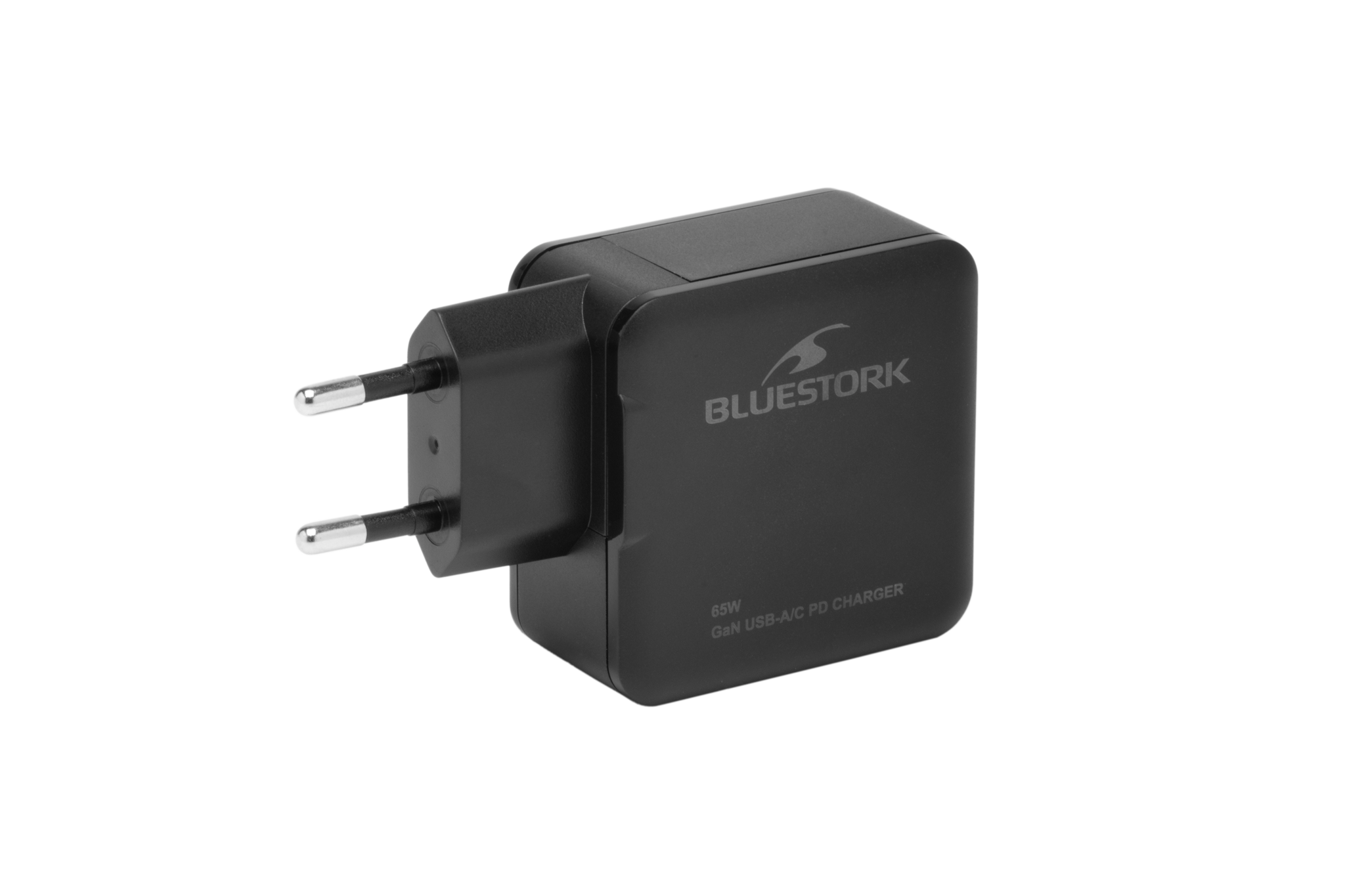 Bluestork Chargeur GaN 65W 2 ports - USB-C/USB-A - Noir (PW-BS-65-GAN-C-A) - Achat / Vente Chargeur sur Cybertek.fr - 3