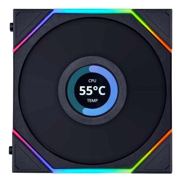 Lian-Li UNI FAN LCD TL120 120mm Noir - Ventilateur boîtier - 1